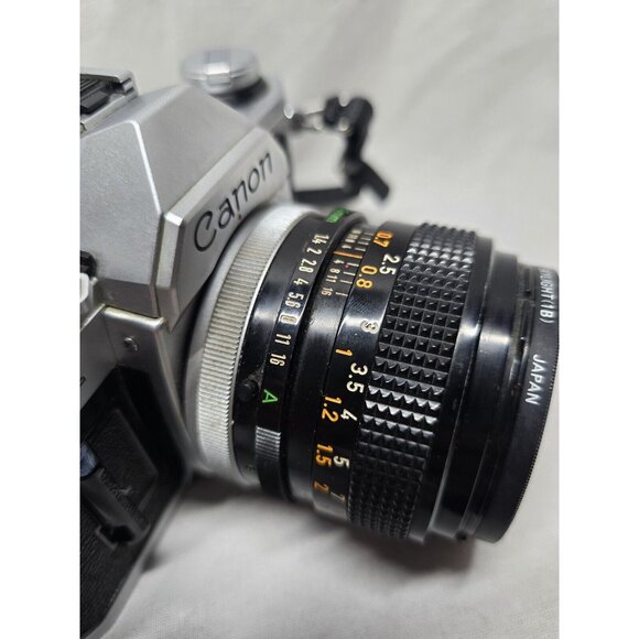 Canon AE-1 35mm Film Camera Canon 50mm Lens- NOT TESTED - Picture 10 of 16